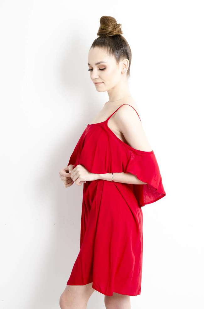 SUKINKA HISZPANKA NA RAMIĄCZKA- CZERWONA