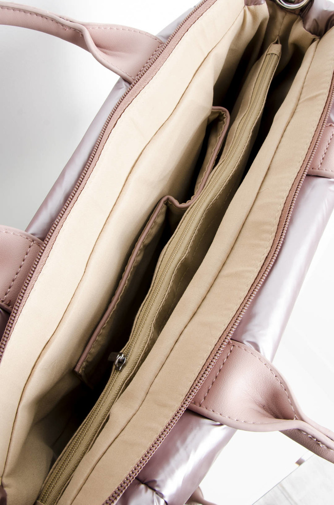 TORBA PIKOWANA RÓŻOWA- SHOPPER