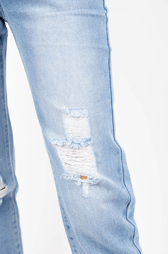 JASNE SPODNIE JEANSOWE BOYFRIEND 