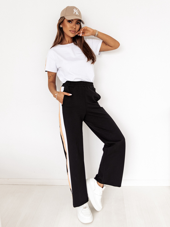 KOMPLET DRESOWY Z LAMPASAMI- BIAŁY