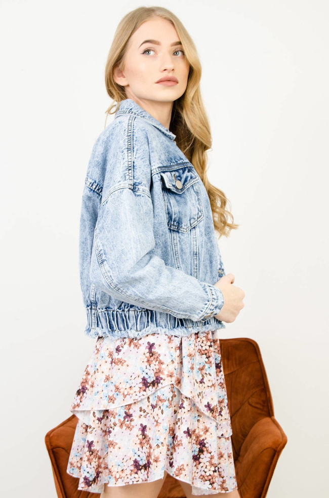 JASNO NIEBIESKA JEANSOWA BOMBERKA