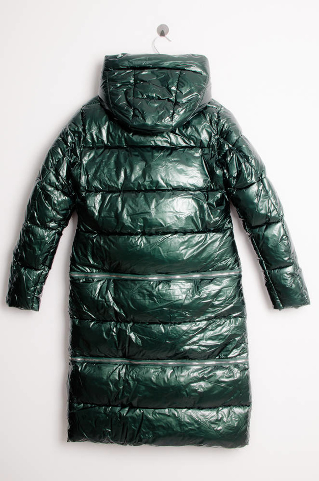 ZIELONA KURTKA WINYLOWA 3W1
