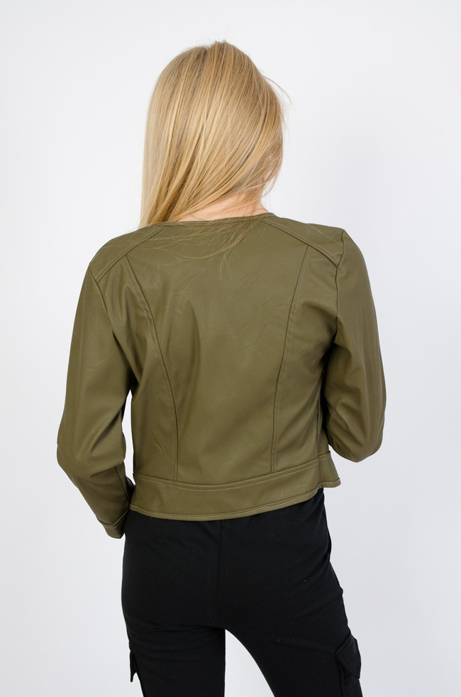 Żakiet skajkowy w kolorze khaki