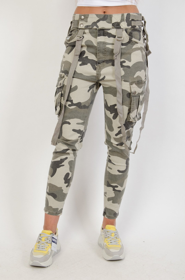 Spodnie moro typu jogger