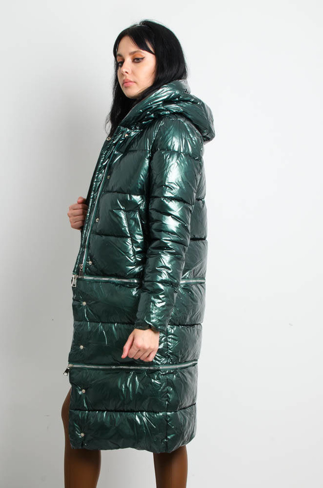 ZIELONA KURTKA WINYLOWA 3W1