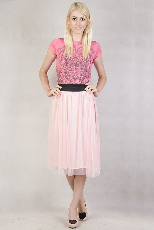 Spódnica tiulowa różowa