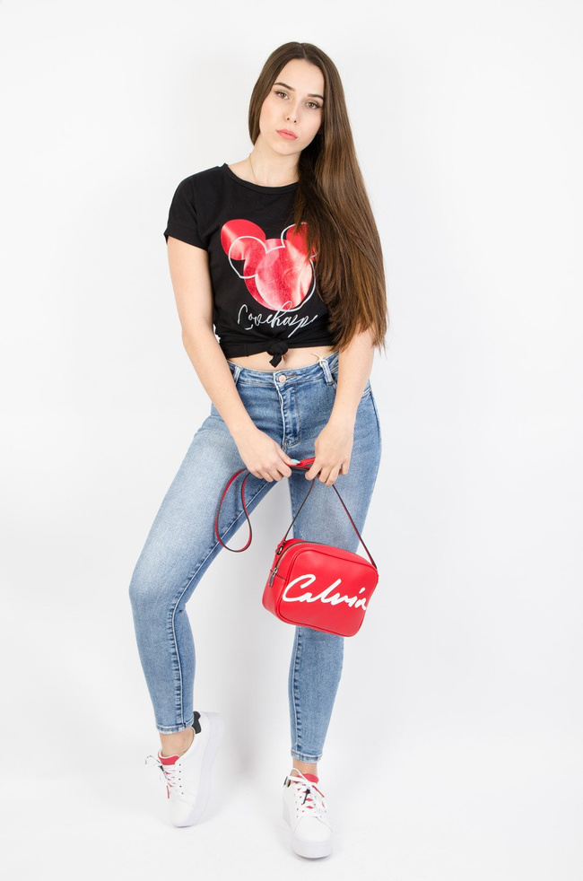 JASNE SPODNIE JEANSOWE Z WYSOKIM STANEM - PLUS SIZE ( L-4XL )