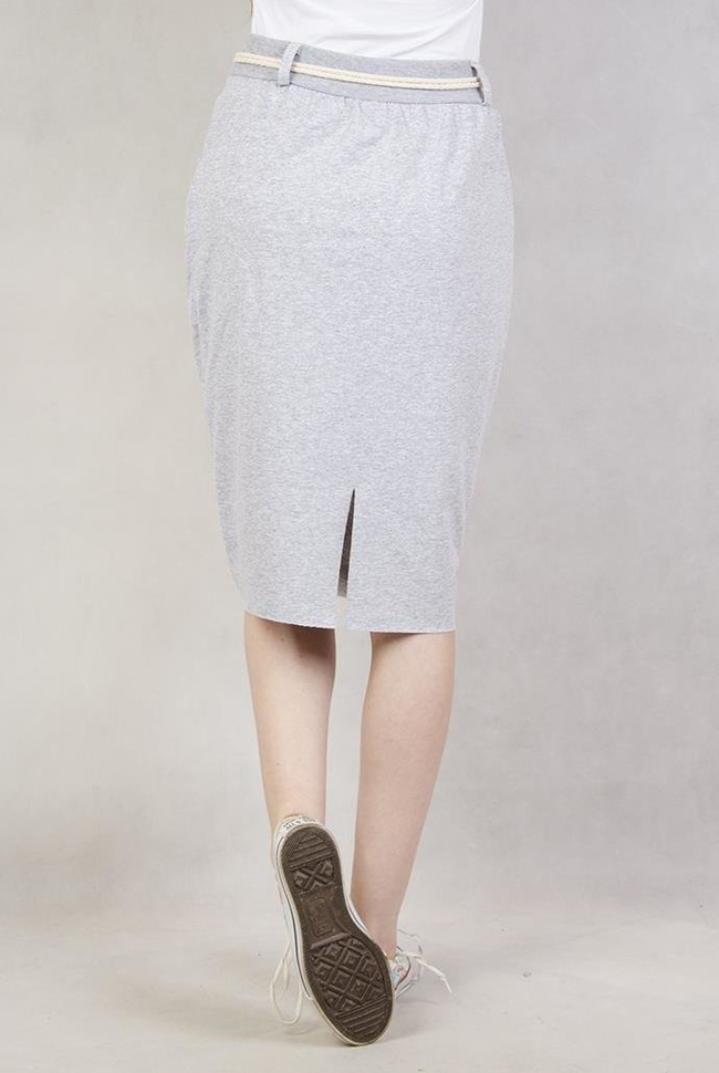 Spódnica dresowa z gwiazdką szara