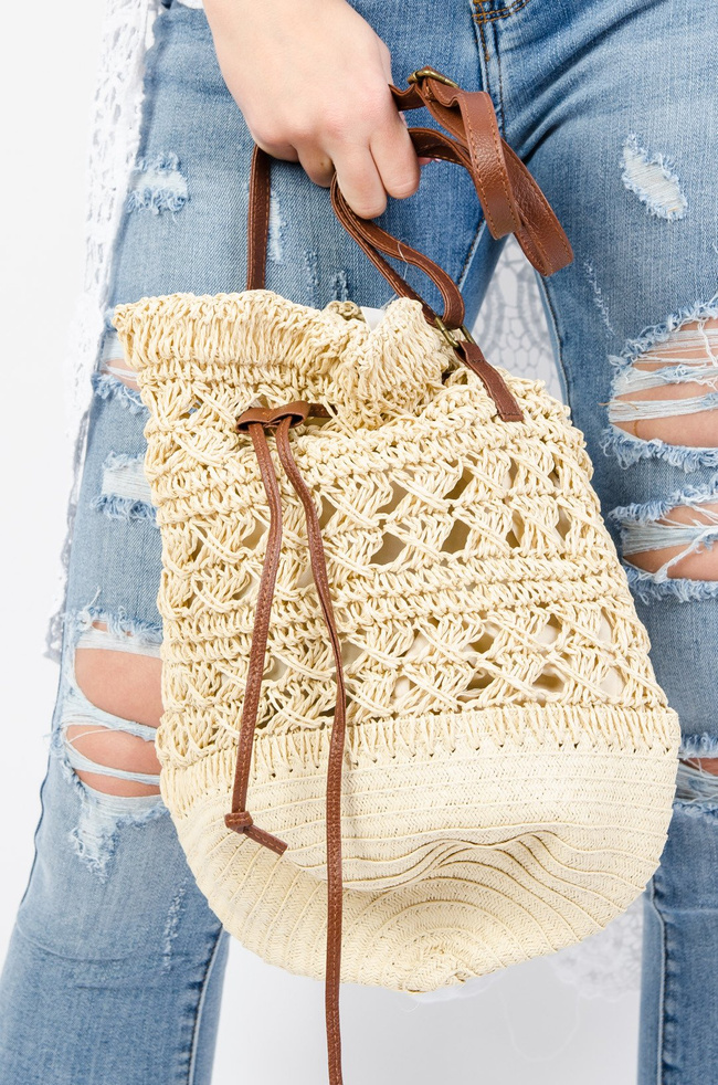 AŻUROWA TOREBKA SHOPPER BAG 