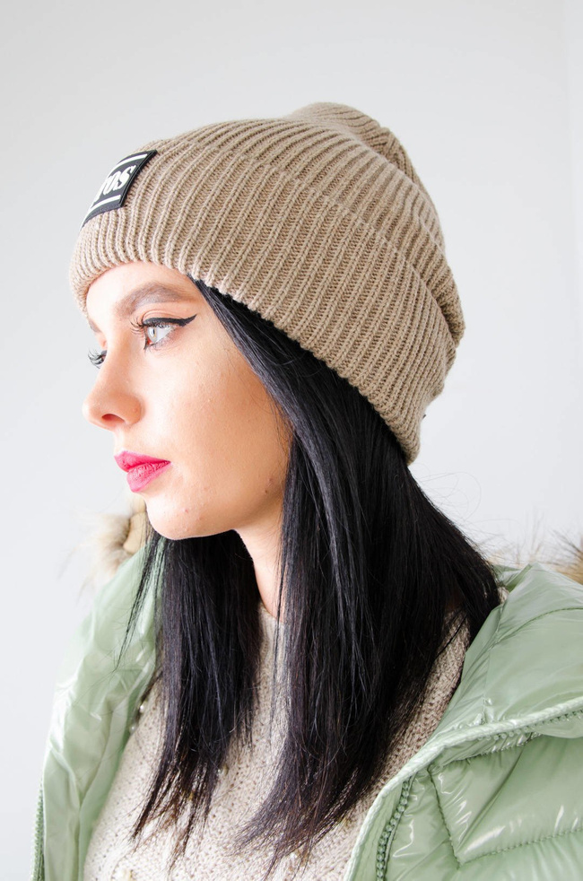 BRĄZOWA CZAPKA Z NASZYWKĄ ''SZTOS''