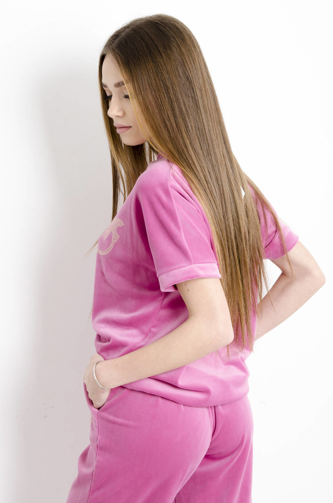 KOMPLET DRESOWY - WELUROWY W KOLORZE RÓŹOWYM