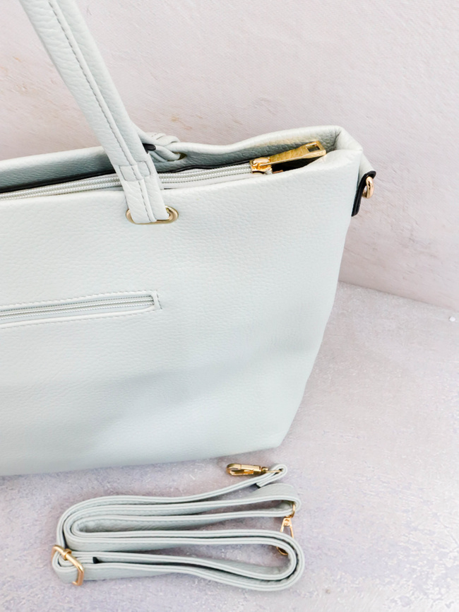 TOREBKA SHOPPERKA- MIĘTOWA