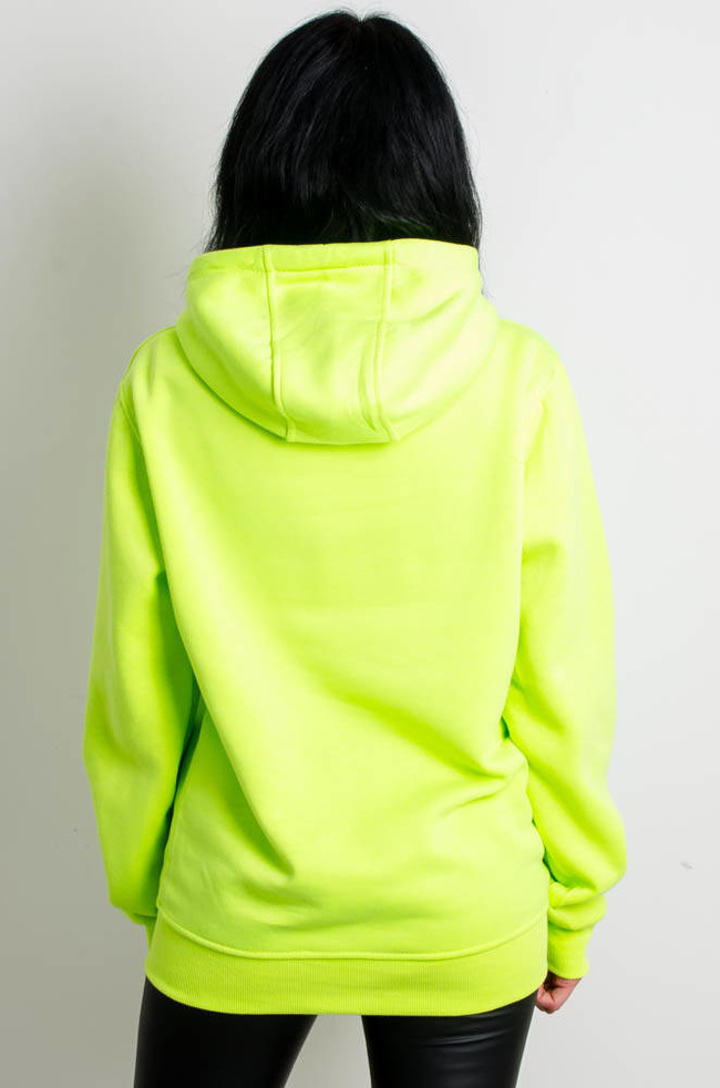 ZIELONA NEONOWA BLUZA KANGURKA
