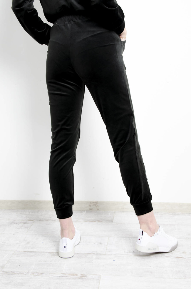 KOMPLET DRESOWY WELUROWY- CZARNY