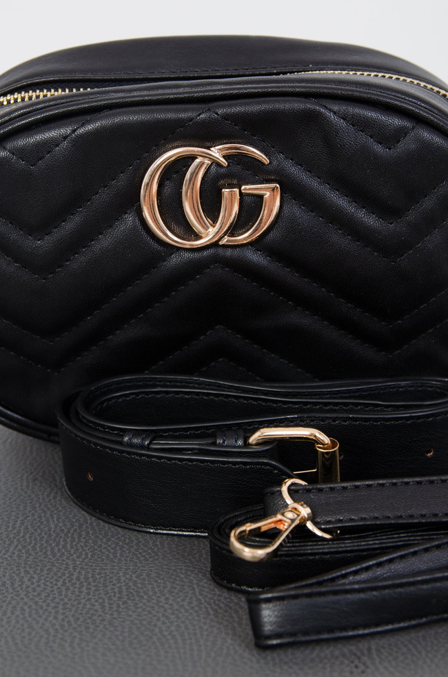 Czarna nerko-torebka 