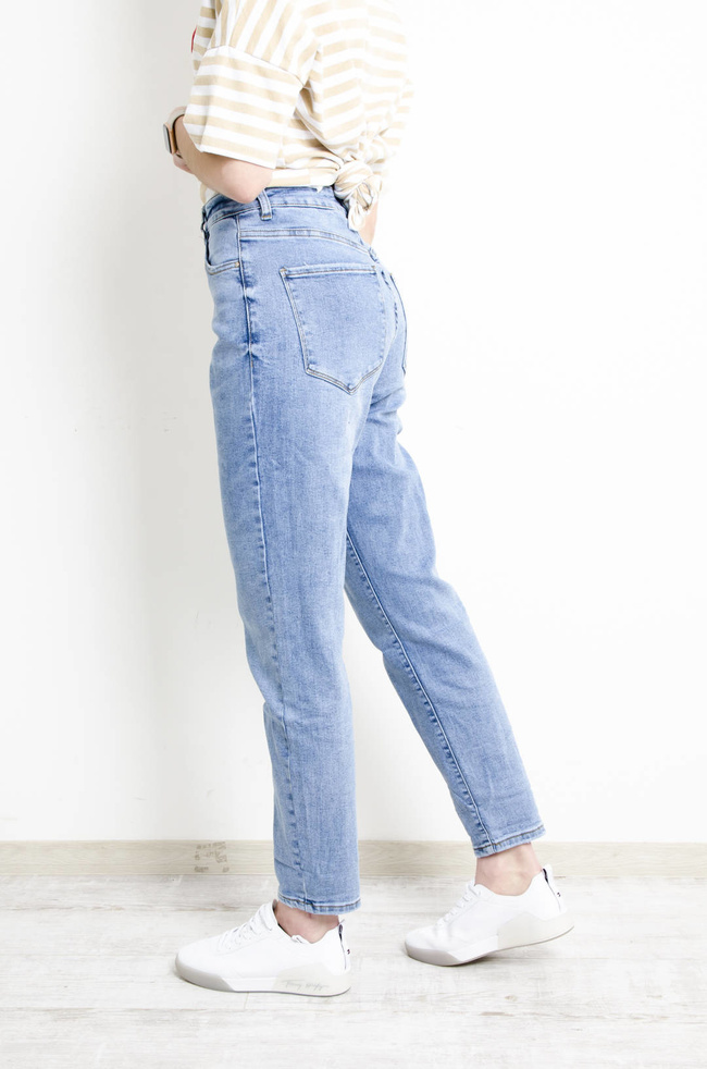 SPODNIE JEANSOWE MOM FIT- POLECANE DLA WYSOKICH