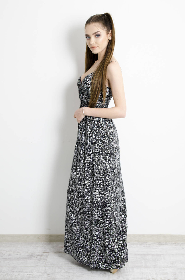 SUKIENKA MAXI WZORZYSTA