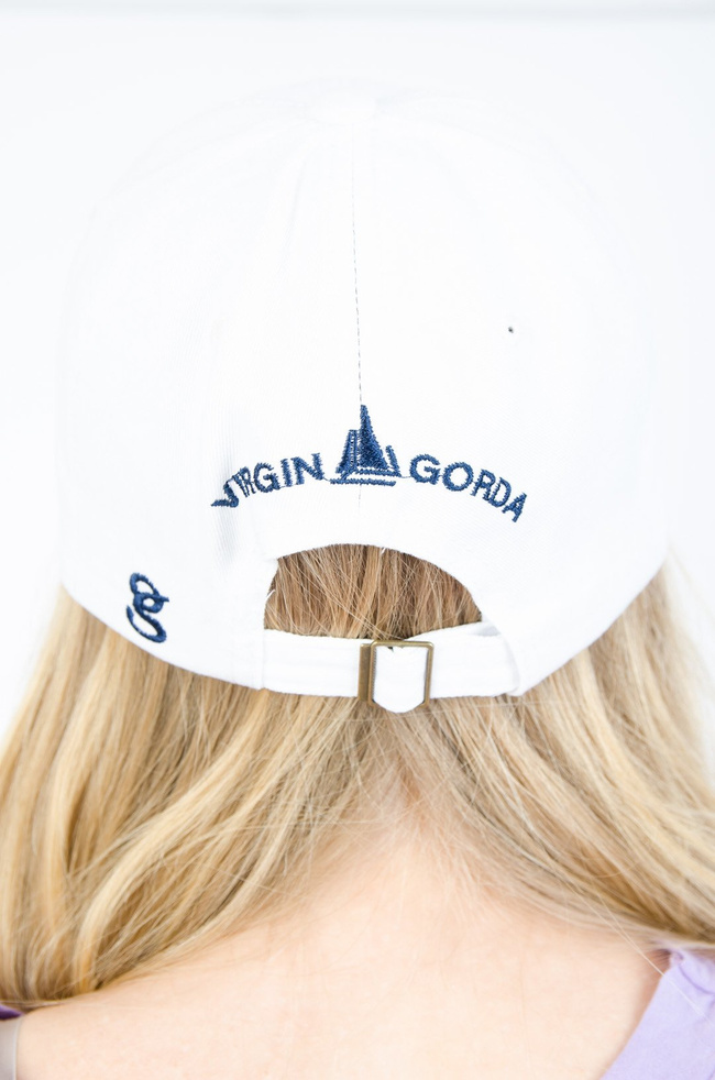 BIAŁA CZAPKA Z DASZKIEM ''THE BATHS''