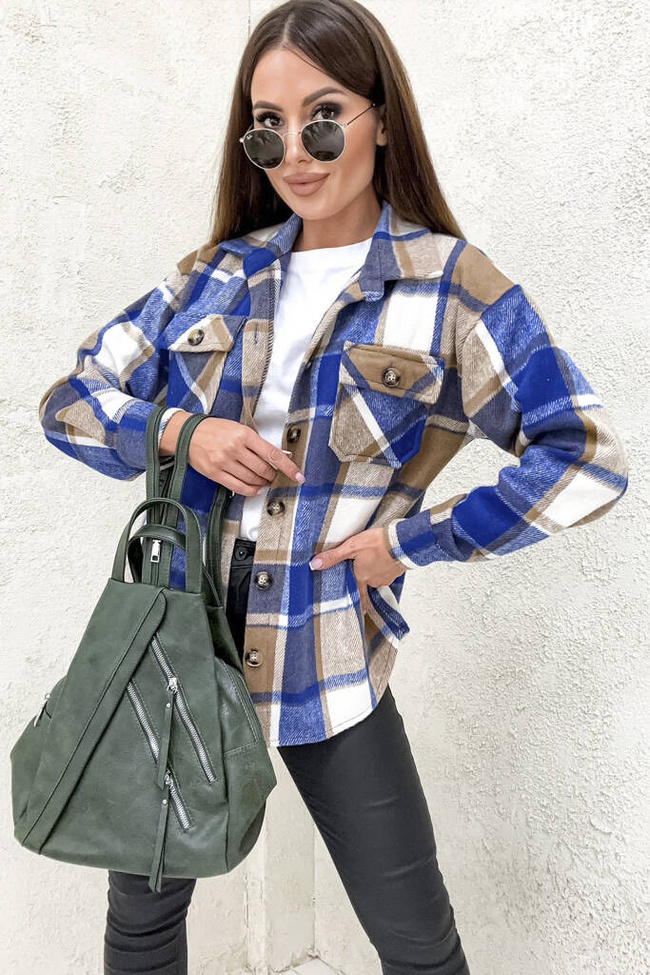 PLECAK Z OZDOBNYMI ZAMKAMI- ZIELONY