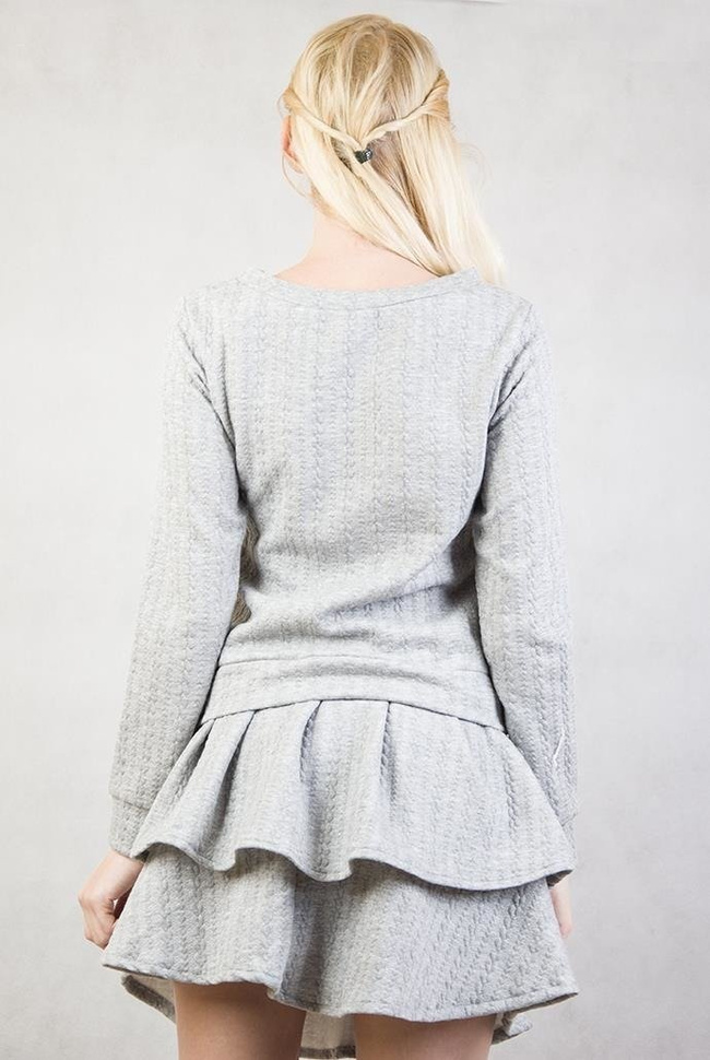 Szara bluzka z koroną