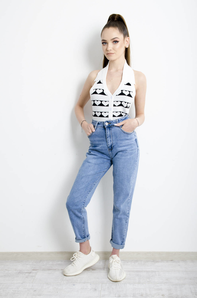 SPODNIE JEANSOWE MOM FIT- POLECANE DLA WYSOKICH