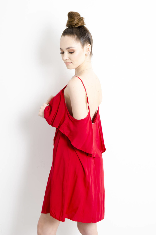 SUKINKA HISZPANKA NA RAMIĄCZKA- CZERWONA