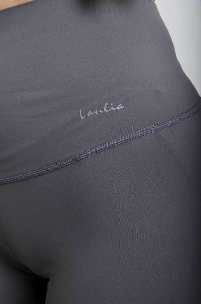 LEGGINSY SPORTOWE GYM HARD LAULIA- SZARE