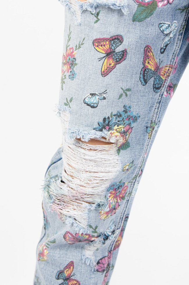 SPODNIE W MOTYLE TYPU RELAXED FIT