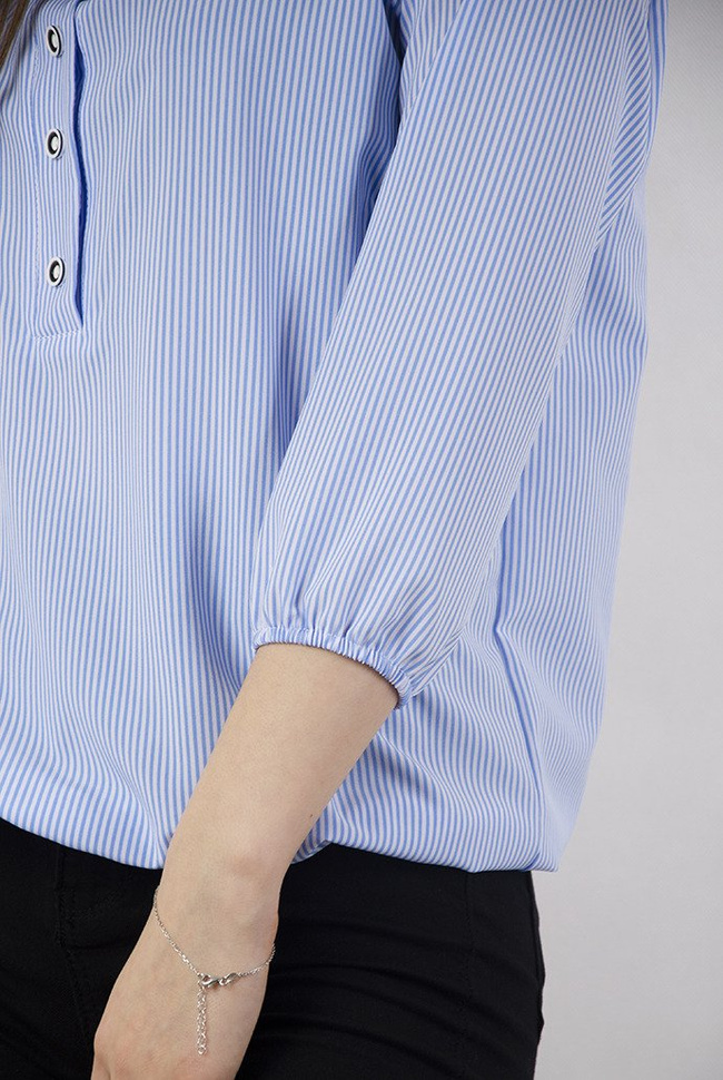 Bluzka w biało-niebieskie paski