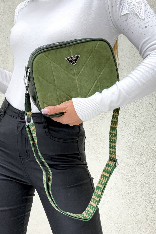 TOREBKA KUFEREK WELUROWA- ZIELONA