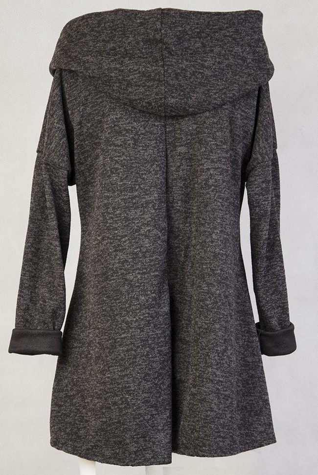 Czarna, asymetryczna bluzka