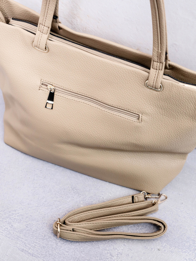 TOREBKA SHOPPERKA- BRĄZOWA