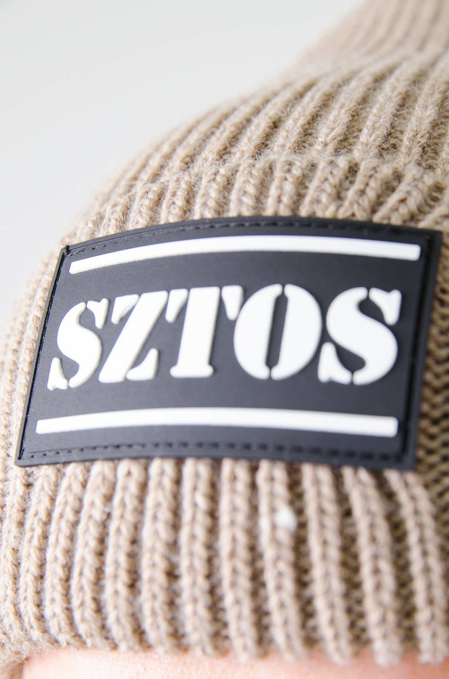 BRĄZOWA CZAPKA Z NASZYWKĄ ''SZTOS''