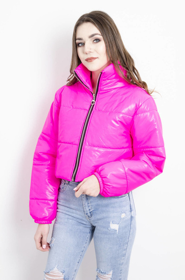 KURTKA PIKOWANA PRZEJŚCIOWA RÓŻOWA