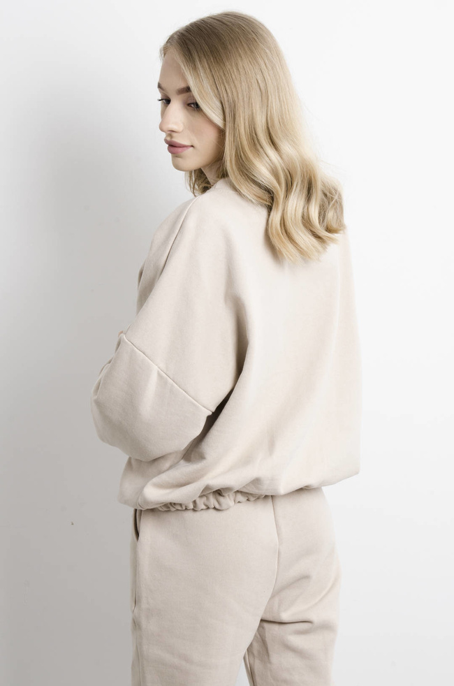 KOMPLET DRESOWY BAWEŁNIANY W KOLORZE BEŻOWYM