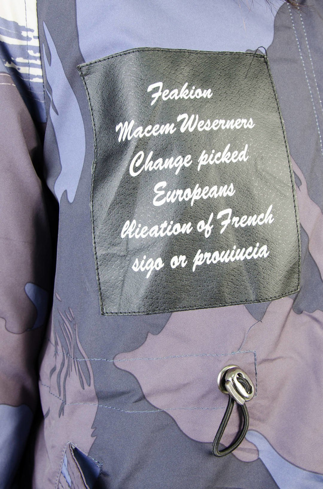 KURTKA PARKA NIEBIESKA  MORO