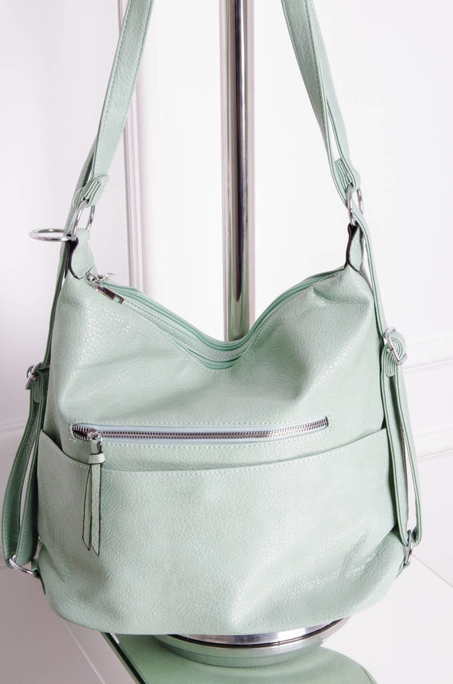 DUŻA TORBA TYPU SHOPPER- ZIELONA