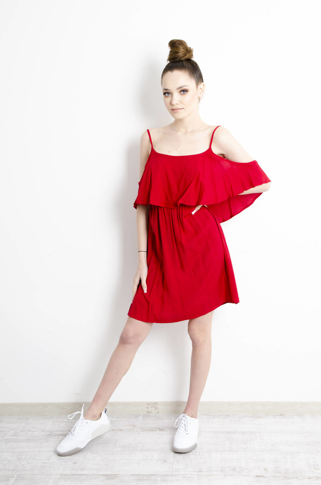 SUKINKA HISZPANKA NA RAMIĄCZKA- CZERWONA