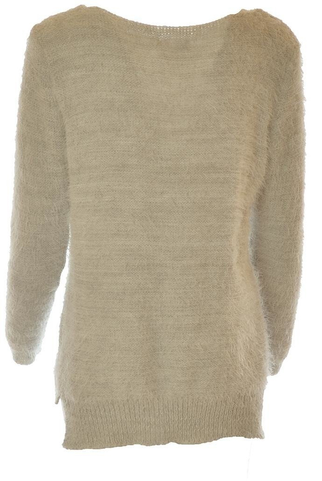 Szary sweter z kieszonką