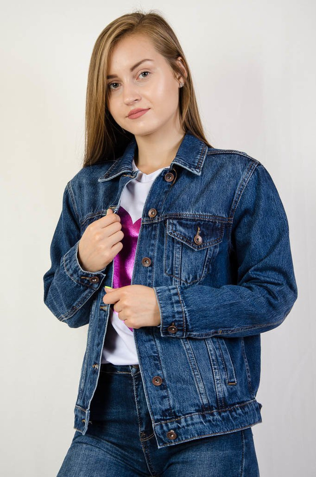 Kurtka jeansowa bez przetarć
