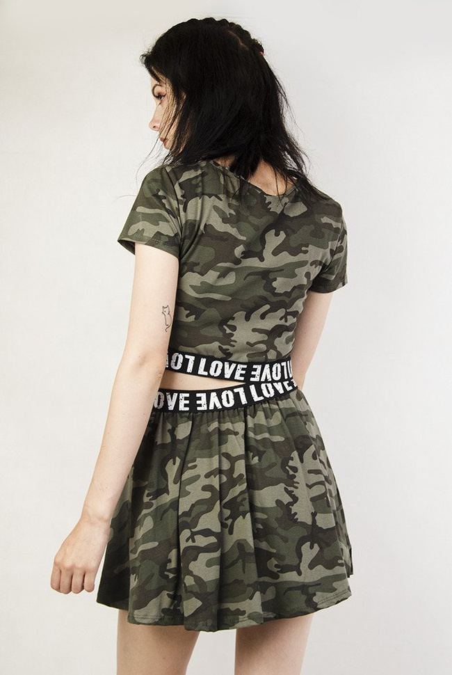 Komplet moro z gumą i napisem