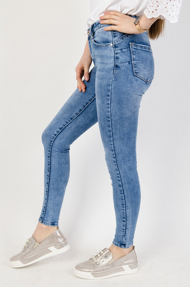 Spodnie jeansowe typu Push Up