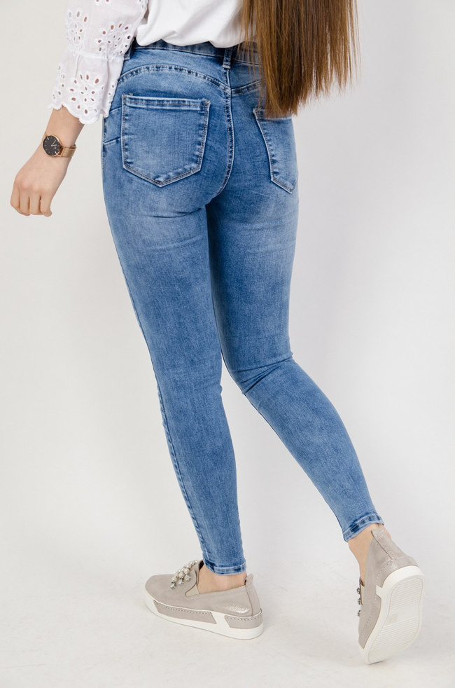 Spodnie jeansowe typu Push Up