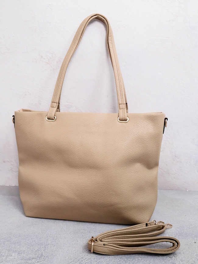 TOREBKA SHOPPERKA- BRĄZOWA