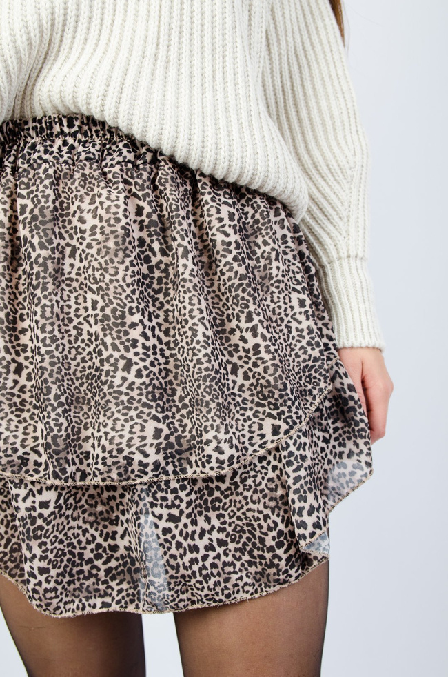 SPÓDNICA W PANTERKĘ