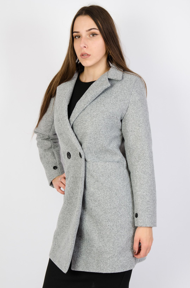 JASNO-SZARY PŁASZCZ