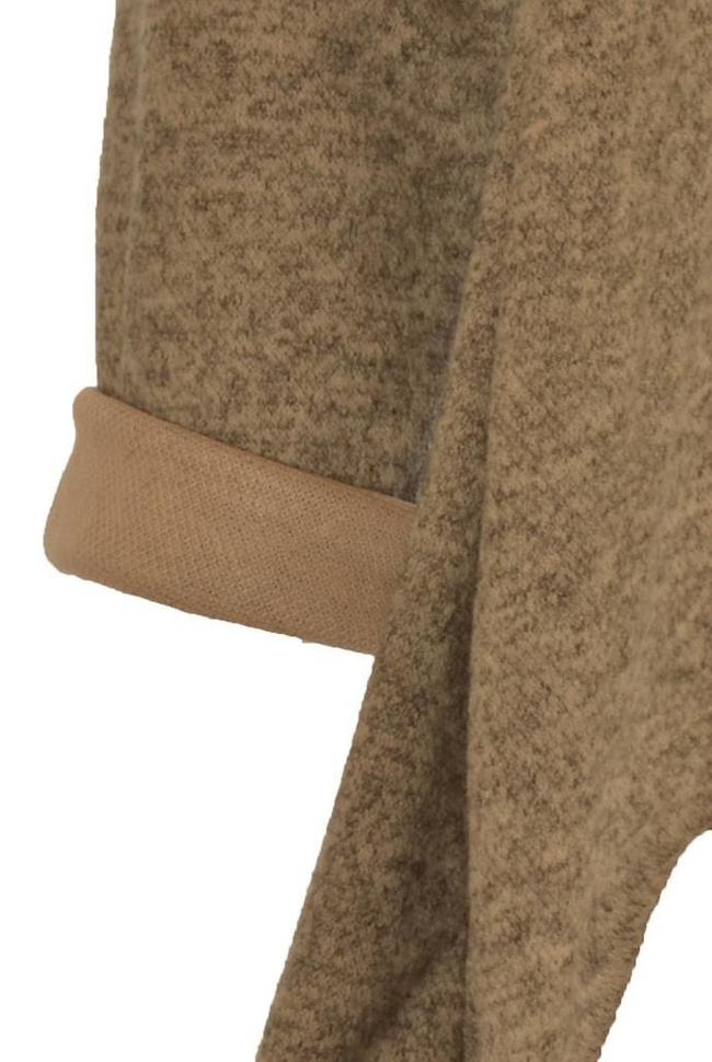 Beżowa bluza z kominem