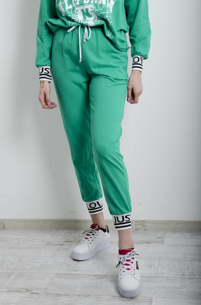 KOMPLET DRESOWY W KOLORZE ZIELONYM CALIFORNIA