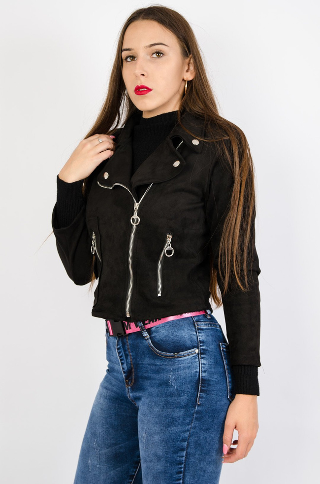 Zamszowa ramoneska M-XXL