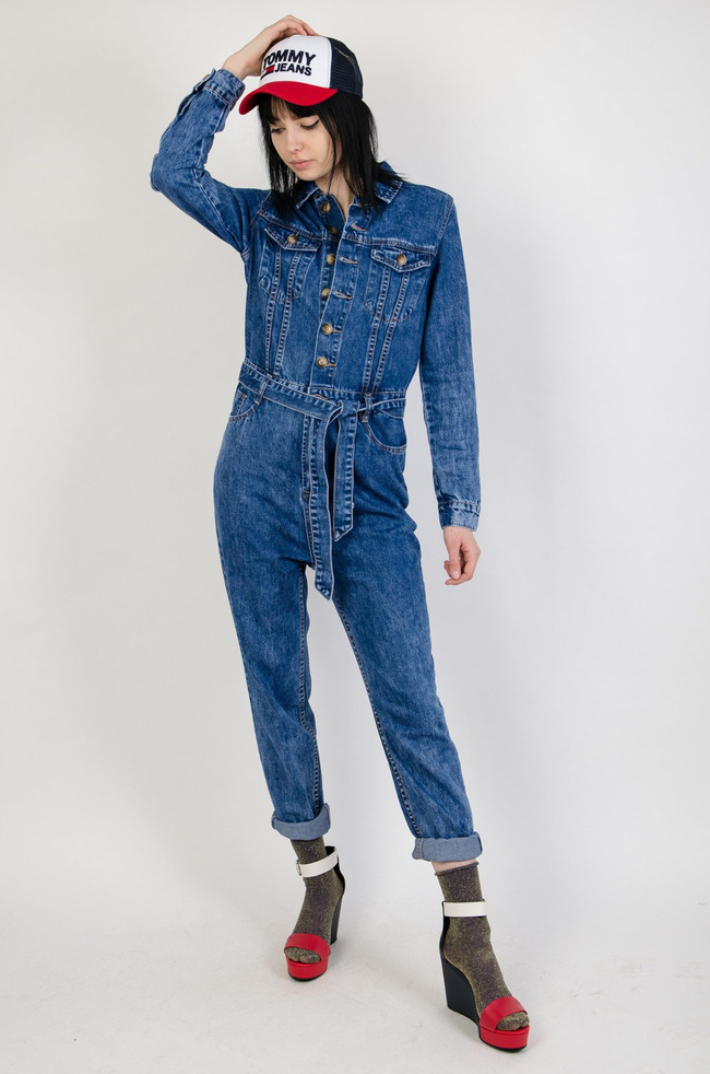 Kombinezon ciemny jeans